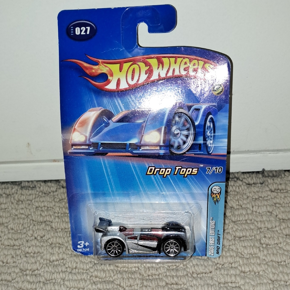 Hot Wheels 2005 Drop Tops "First Edition" Mid Drift Car, Brand New!